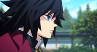 Giyu, as seen in Demon Slayer (image via Studio Ufotable)